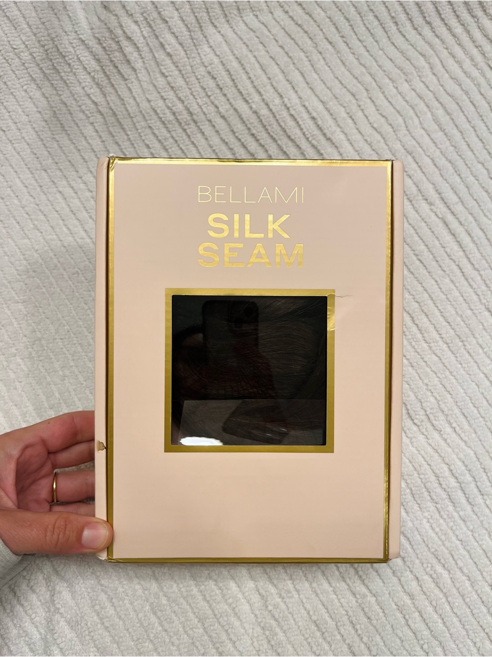 BELLAMI Silk Seam Clip-In Extensions - Chocolate Brown